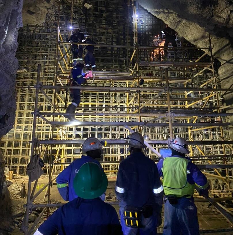 Civil engineering (KAMOA Underground Mining)